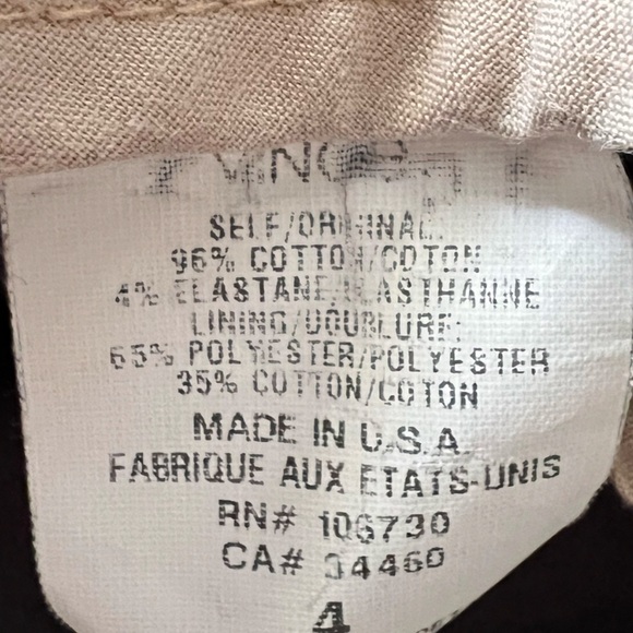 Vince shorts, Bermuda walking length, 13” inseam, size 4. Navy, pockets VGUC - Picture 7 of 7